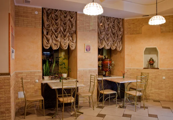 Unmanned restaurant interior — Stock Photo, Image