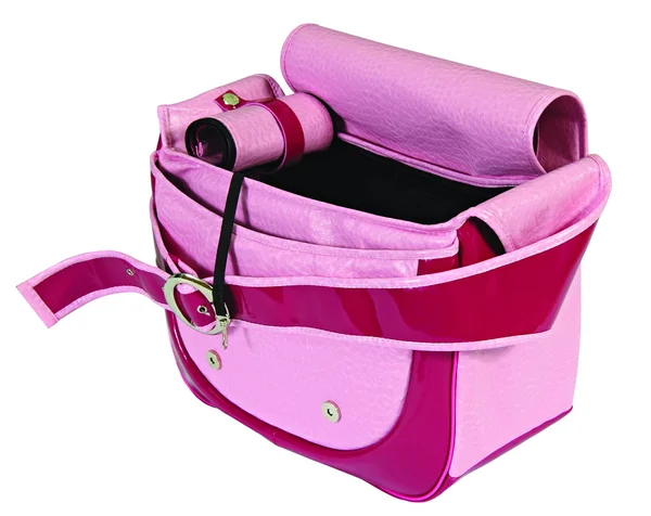 Bolsa de perro rosa — Foto de Stock