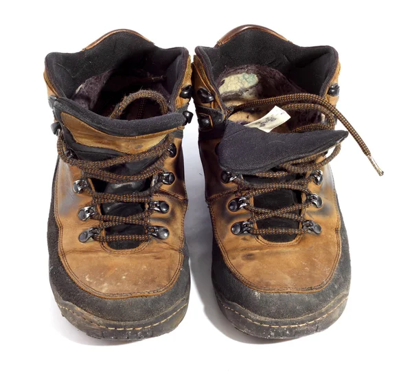 Worn boots Stock Photo