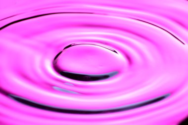 Pink water circles clipart