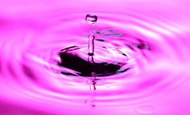 Pink water drop clipart