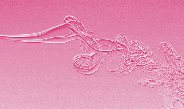 Искусственные розовые следы воды на песке
