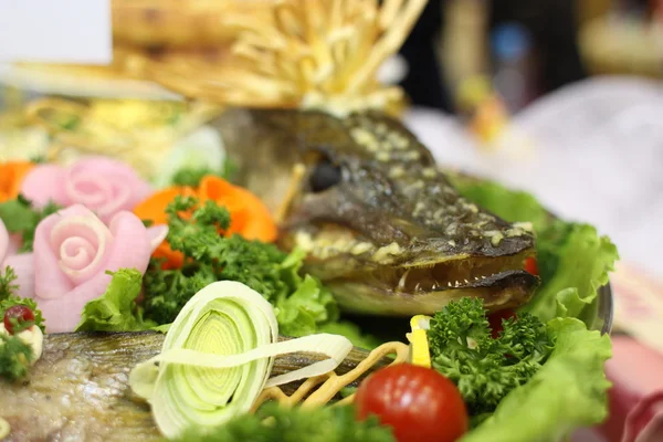 Pike dish — Stock Image Pike dish Royalty Free Stock Photos