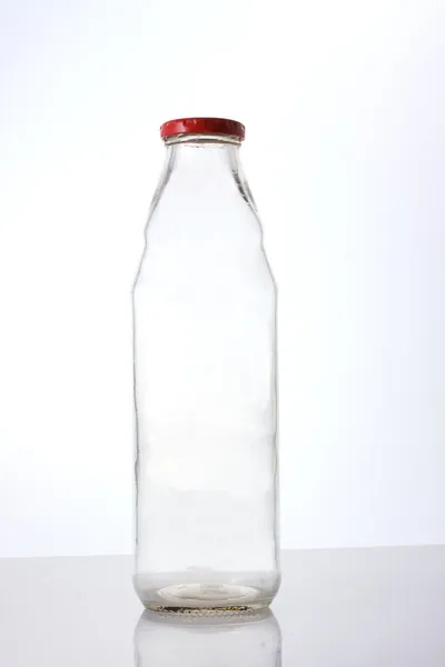 stock image Empty glass bottle