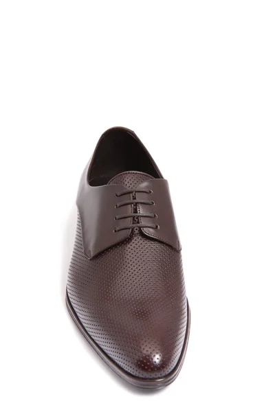 Brunt läder män sko — Stockfoto