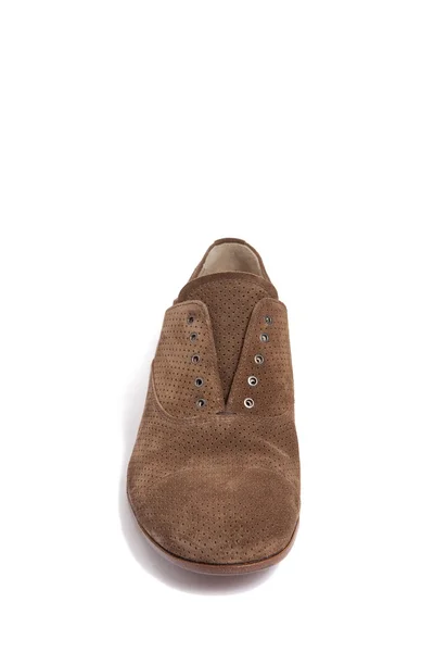 Zapato hombre ante marrón — Foto de Stock