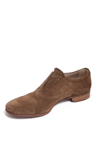 Zapato hombre ante marrón — Foto de Stock