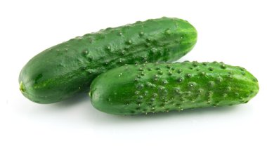 Cucumber isolated on a white background clipart