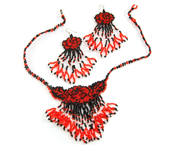 Necklace and earring