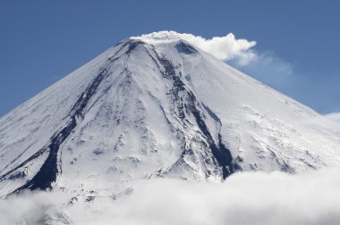 Kluchevskoy volcano. clipart