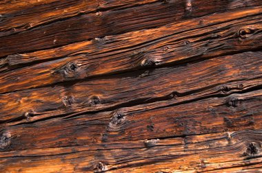 Aged wooden boards clipart