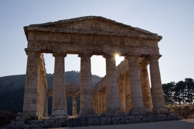 segesta Tapınağı, harika Sicilya