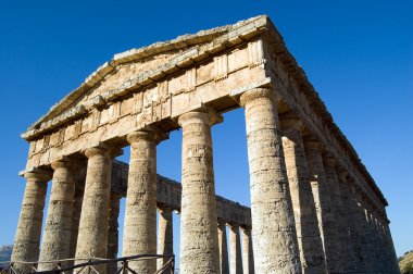 segesta Tapınağı, harika Sicilya