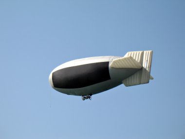 Dirigible advertising media clipart