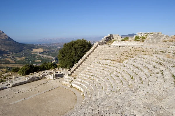 Il Teatro di Segesta in Sicilia — Foto Stock