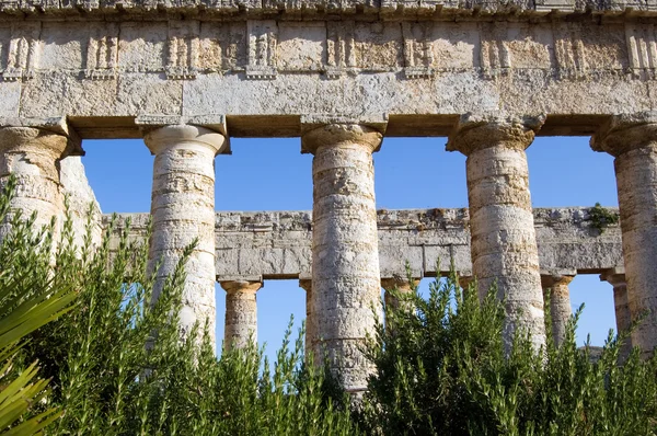 Segesta templom, csodálatos Szicília — Stock Fotó