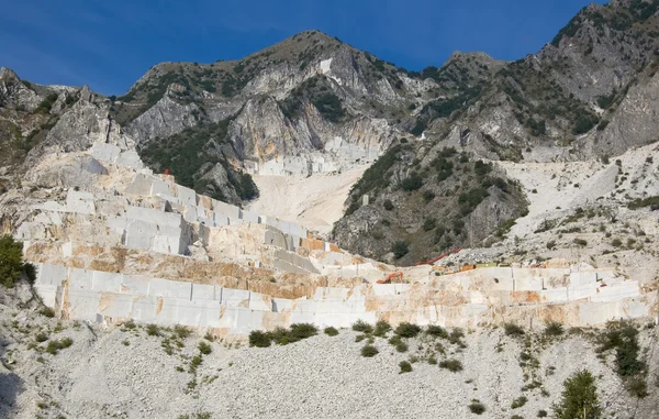 Open quarry of white marble — Stock Photo, Image