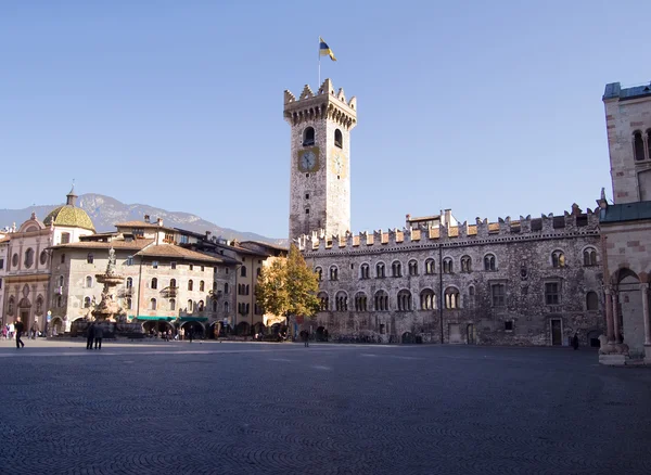 Trento placu piazza duomo — Zdjęcie stockowe