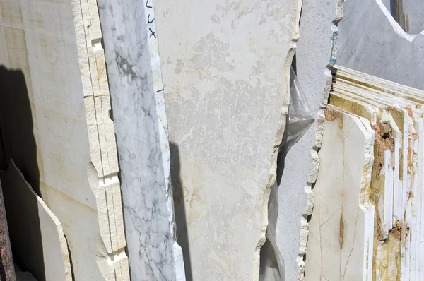 White marble block — Stock Photo, Image