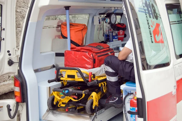 救急車の機器 — ストック写真