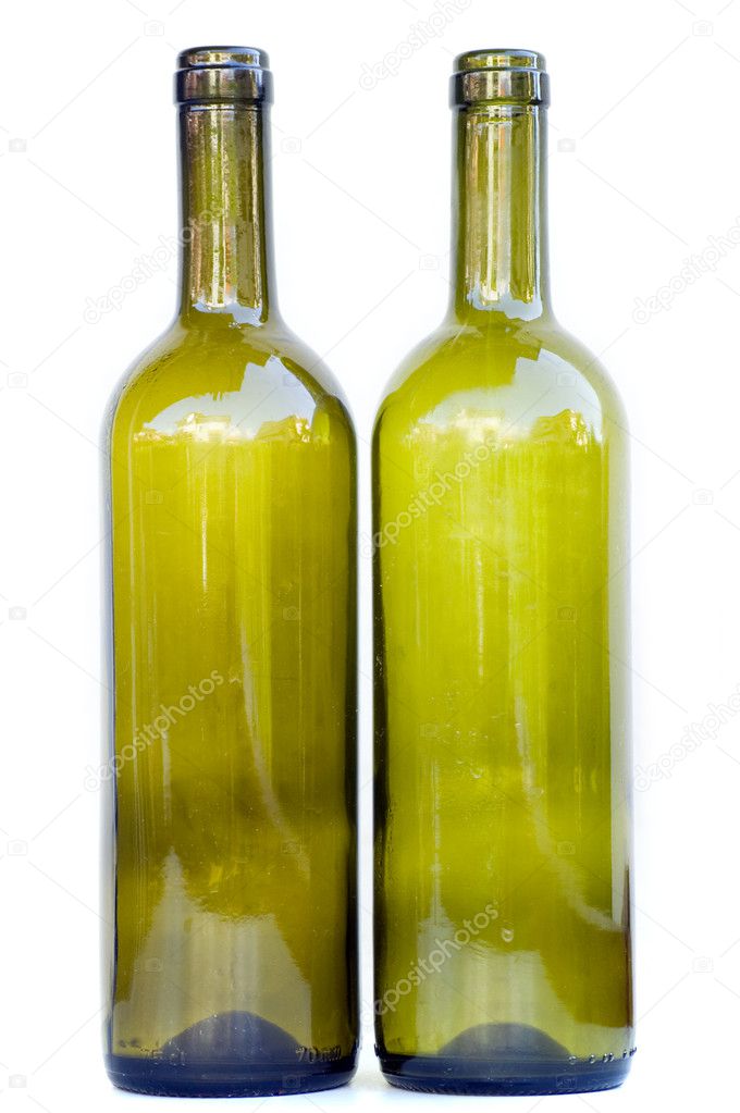Two empty bottles