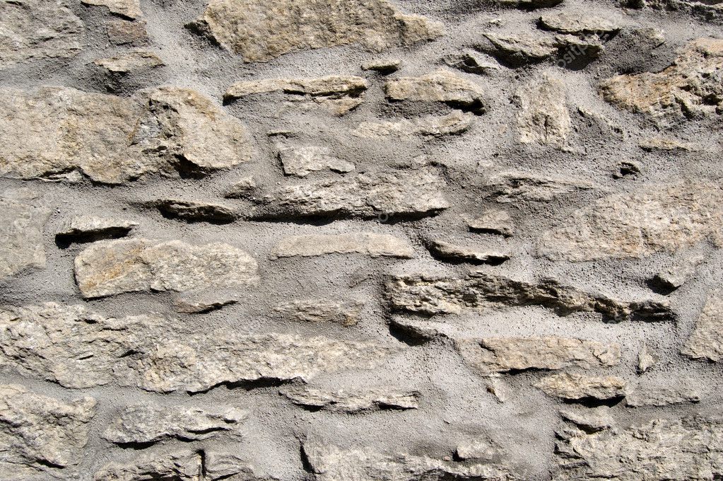 Stone wall with cement Stock Photo by ©rmarinello 1236442