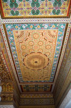 Moroccan style ceiling clipart