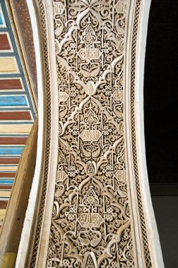 Moorish style stucco background clipart