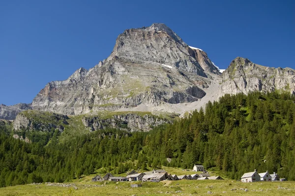 Leone mount and Alpe Veglia — Stock Photo, Image