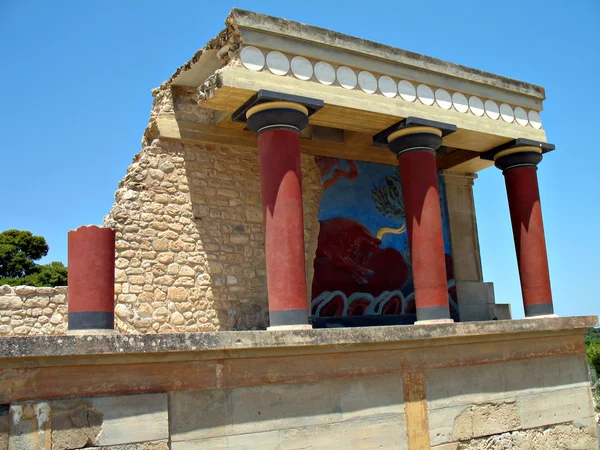 Knossos fresku byka — Zdjęcie stockowe
