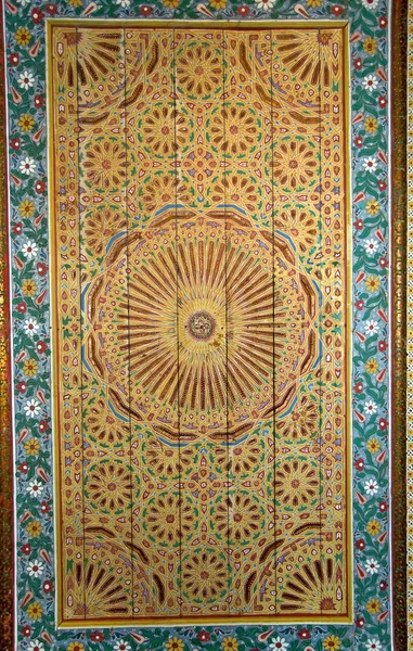 Ozdobny sufit marokański tło — Zdjęcie stockowe