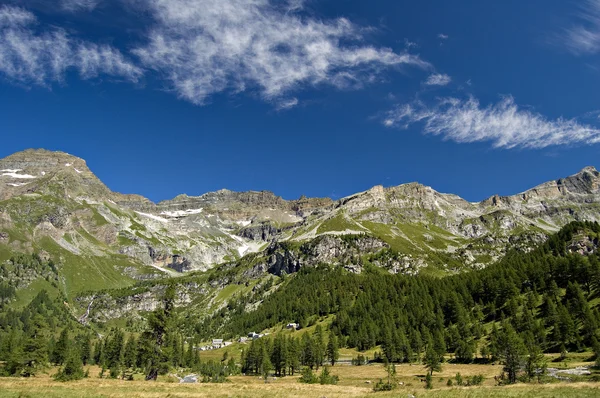 Parque natural de Alpe Veglia Imágenes de stock libres de derechos