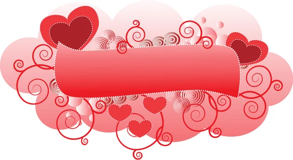 Valentijn banner — Stockvector