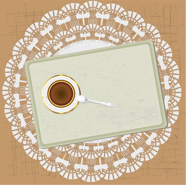 Sabah çay — Stok Vektör