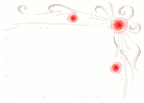 Vektor Hintergrund mit kleinen Rosen — Stockvektor