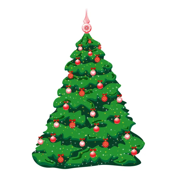 Χριστούγεννα δέντρο — Διανυσματικό Αρχείο