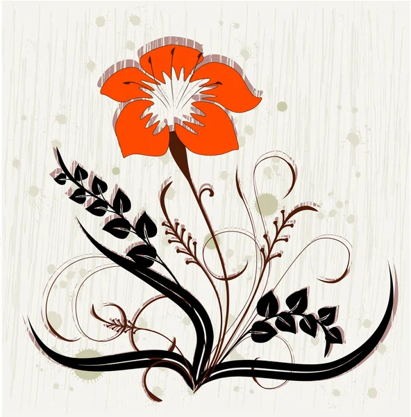 Floral vectoriel — Image vectorielle
