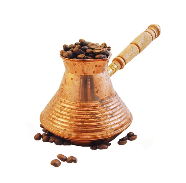 Cezve і кава — стокове фото