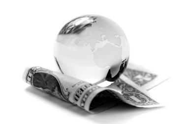 Global finances concept clipart