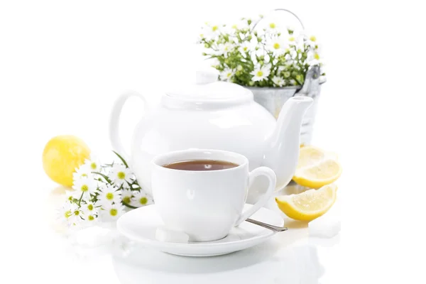 Te med citron — Stockfoto