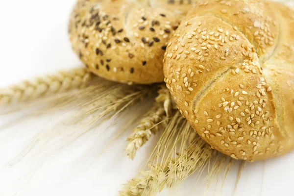 Wheat and bread — Stock Photo, Image