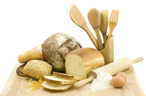 Bröd förberedelse — Stockfoto