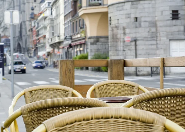 Street restaurant (Europe) — Stock Photo, Image