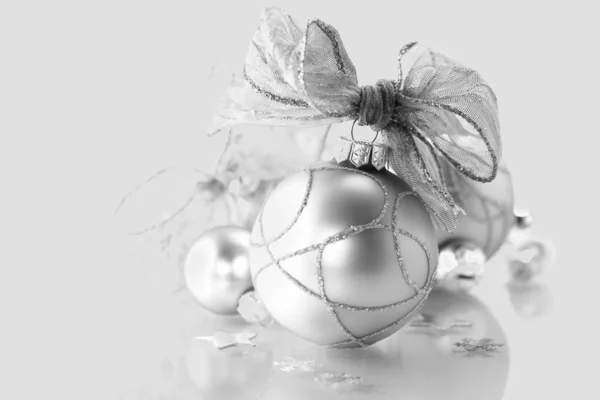 Błyszczące dekoracje świąteczne — Zdjęcie stockowe