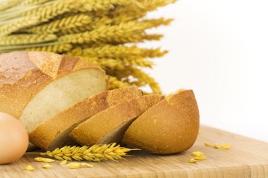 Bread composition clipart
