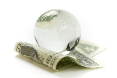 Global finances concept clipart