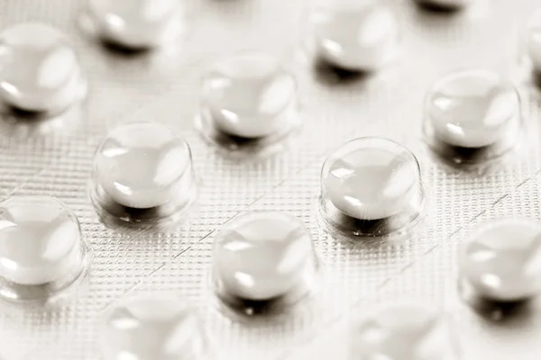 A tabletták közelsége — Stock Fotó