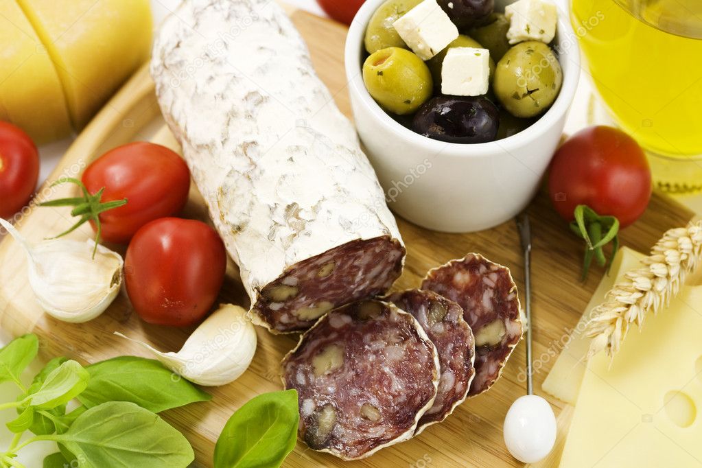 French Salami — Stock Photo © klenova 1703922