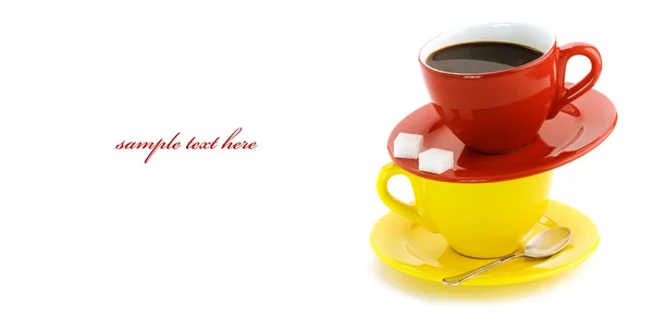 stock image Red and yellow cups