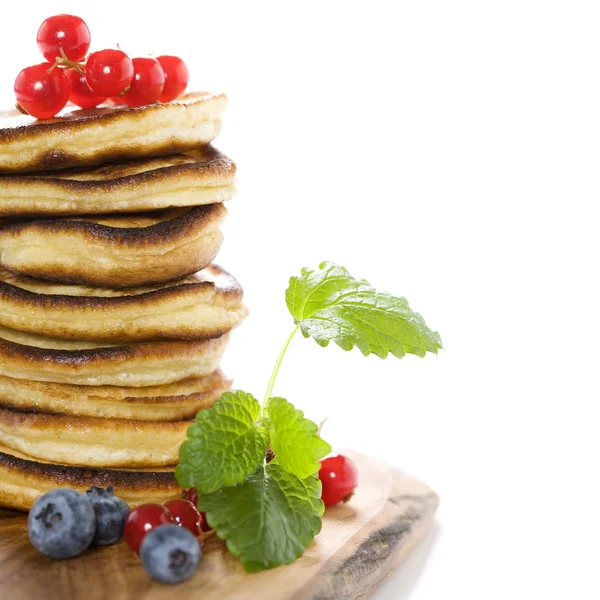 Stapel frisch zubereiteter Pfannkuchen — Stockfoto